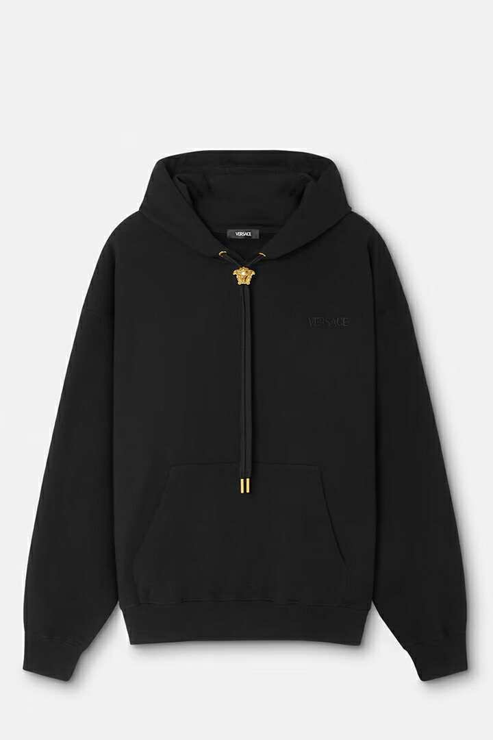 【美品】VERSACE ヴェルサーチ　ベルサーチ　パーカー　プルオーバー VERSACE】【イタリア製】【アウター】ヴェルサーチ『プル