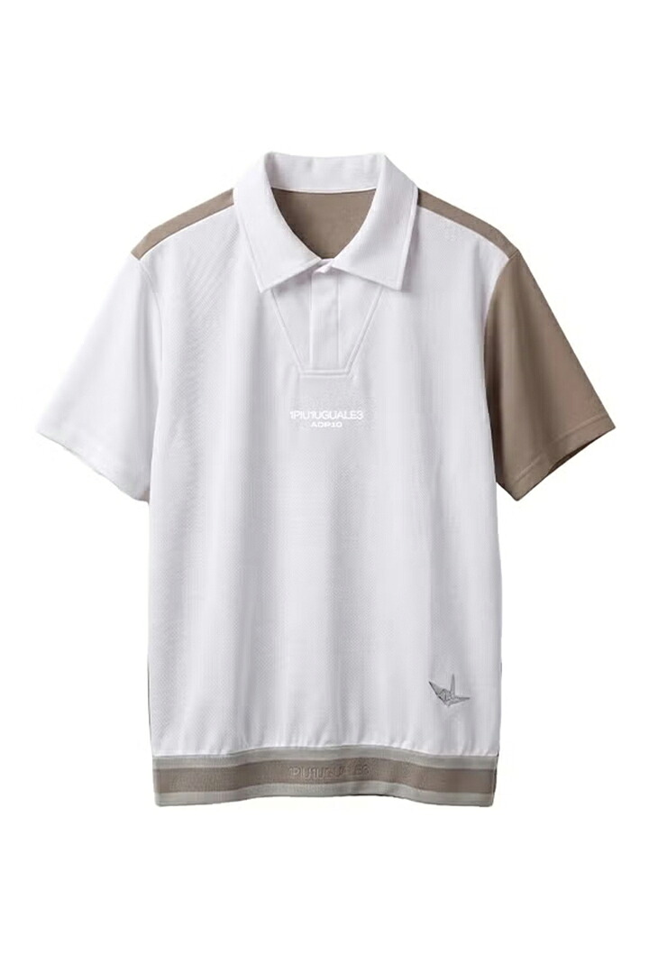 1PIU1UGUALE3 GOLF ウノピゥウノウグァーレトレ ゴルフ 自動データ処理 GOLF HEM TAPE RETRO SPORT POLO{E-}{-BFS}