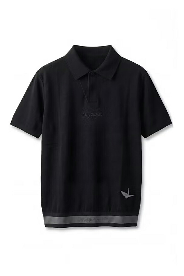 1PIU1UGUALE3 GOLF ウノピゥウノウグァーレトレ ゴルフ 自動データ処理 GOLF HEM TAPE RETRO SPORT POLO{E-}{-BFS}