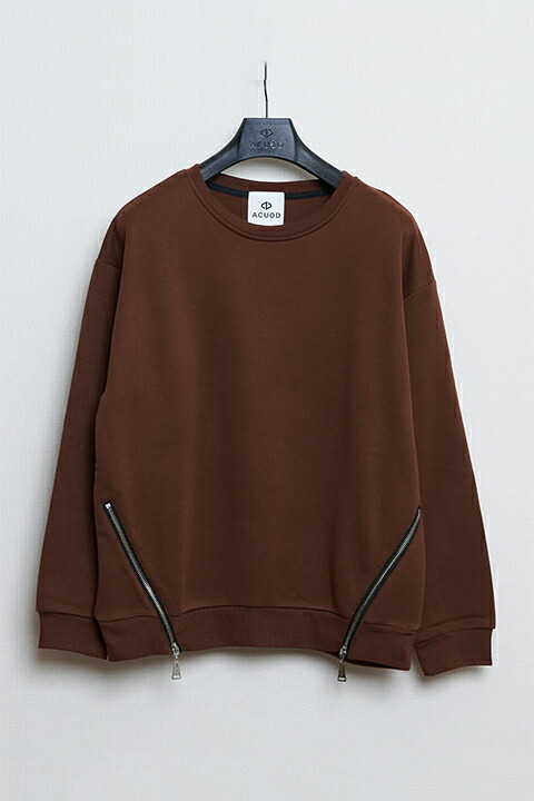 【30%OFFセール】ACUOD アクオド Zipper Sweat Shirt{-BDA}