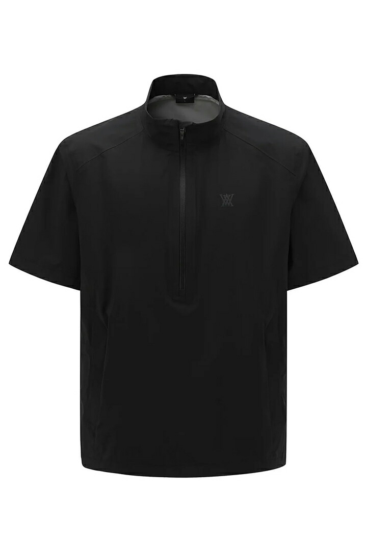 アニュー ゴルフ ANEW GOLF MEN LOGO HALF ZIP ANORAK{-BFS}