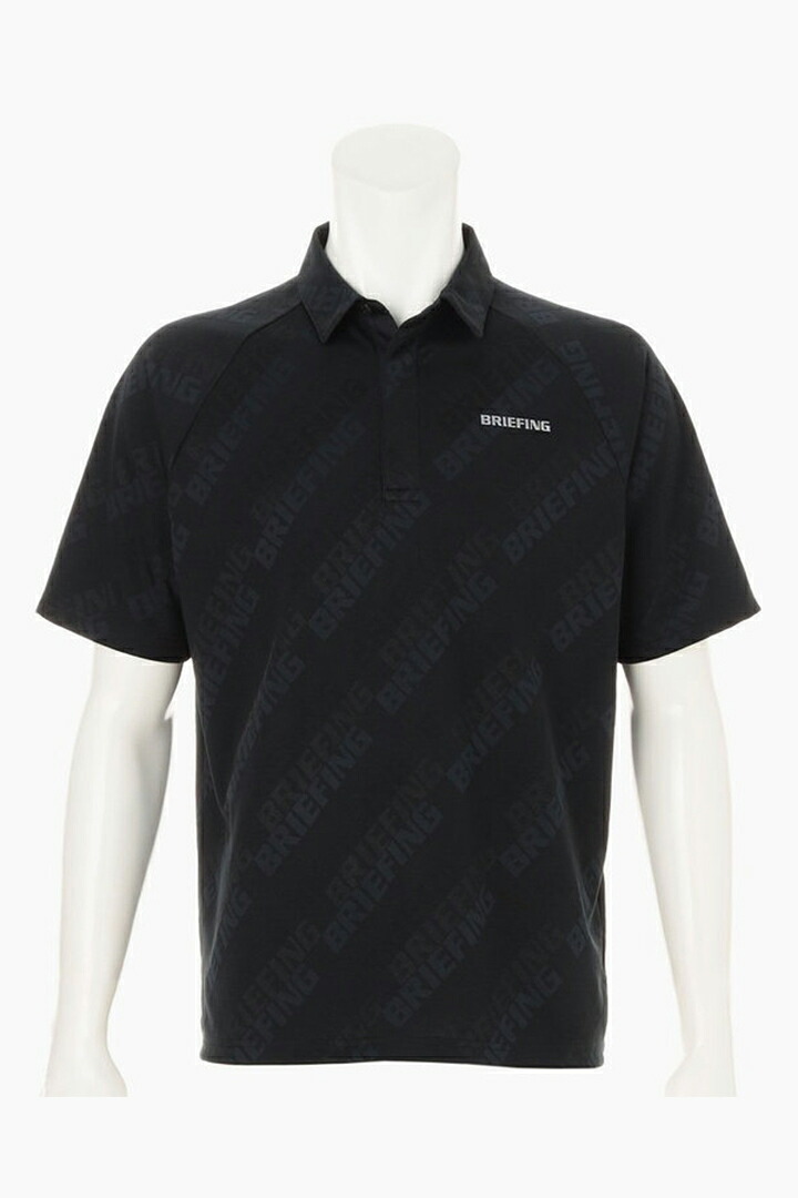 ブリーフィング ゴルフ BRIEFING MEN’S SHADOW LOGO JQ SHIRT （リラックスフィット）{-BFS}