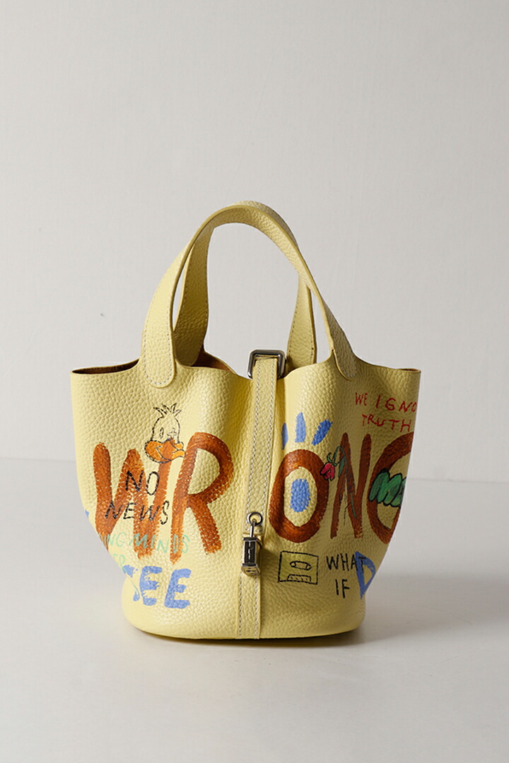 guernika ゲルニカ Cube Bag / size S / Butter yellow{E-}{GR-CB-3-BEA}