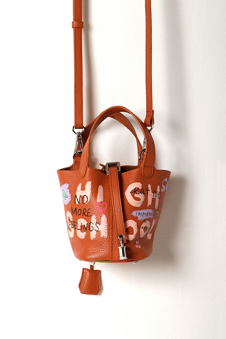 guernika ゲルニカ Cube Bag / size MINI / Mocha mousse{E-}{GR-MCB-1-BEA}