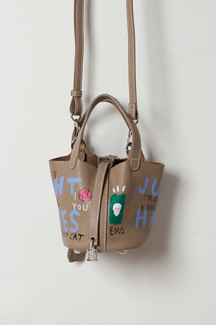 guernika ゲルニカ Cube Bag / size MINI /Beige{E-}{GR-MCB-1-BFS}