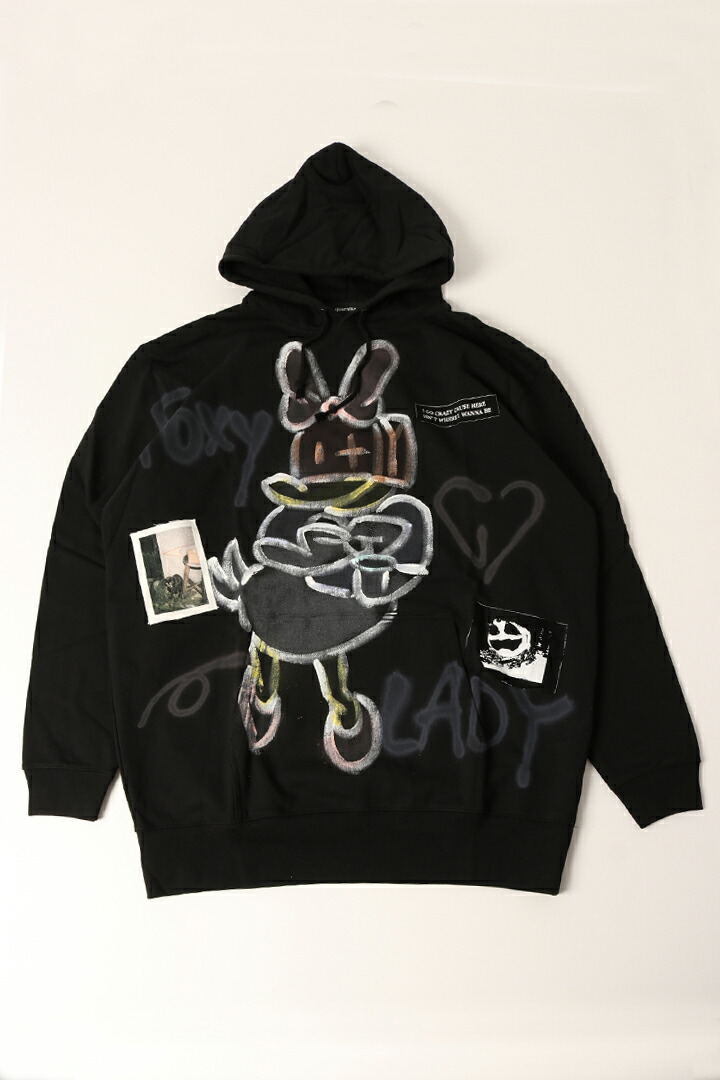 【激レア】guernika バックスバニーパーカー XXL ブラック 3825d030007-1a.jpg