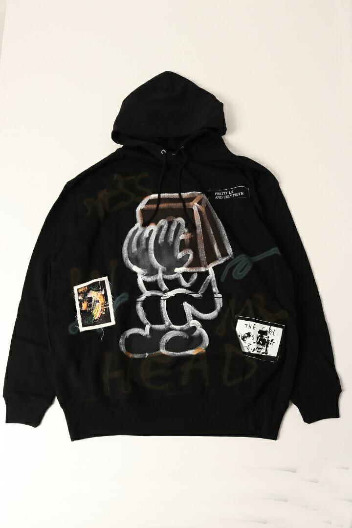 【激レア】guernika バックスバニーパーカー XXL ブラック 楽天市場】GUERNIKA(ゲルニカ) サイズ:XXL Hand Painted Hoodie