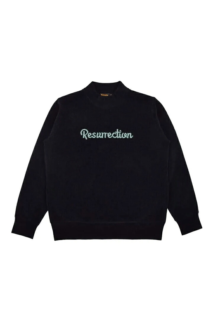 【20%OFF大売り出し】レザレクション｜Resurrection メンズ エアシャットモールヤーンハイネックニット{-BEA}