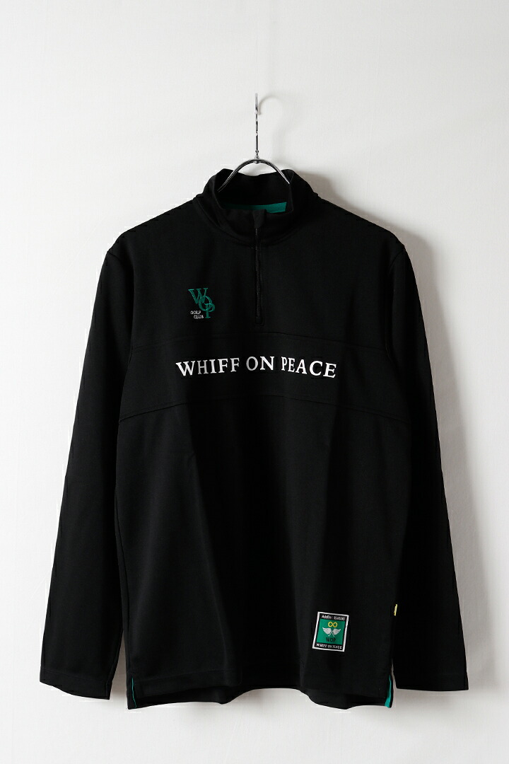 【20%OFFセール】roarguns ロアーガンズ AddElm LONG SLEEVE HALF ZIP MOCK NECK BIG{-BCA}|link bar