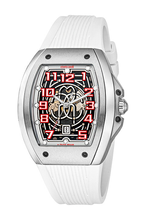Roberto Cavalli by FRANCK MULLER ロベルト・カヴァリ バイ フランク・ミュラー RV1G205P1011{RCF1173-BDS}{E-}｜link bar