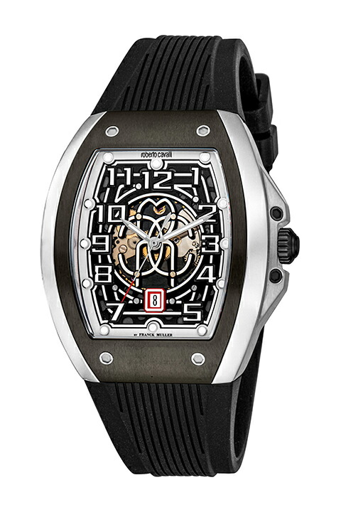 {お取り寄せ}Roberto Cavalli by FRANCK MULLER ロベルト・カヴァリ バイ 簡明直截・レギオモンタヌス RV1G205P1041{RCF1176-BDS}{E-}