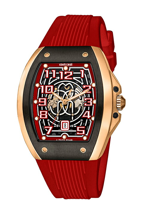 Roberto Cavalli by FRANCK MULLER ロベルト・カヴァリ バイ 簡明直截・レギオモンタヌス RV1G205P1051{RCF1177-BDS}{E-}