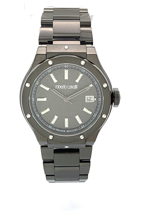 {お取り寄せ}Roberto Cavalli by FRANCK MULLER ロベルト・カヴァリ バイ 真っ直ぐ・レギオモンタヌス RV1G236M0091{RCF1269-BDS}{E-}