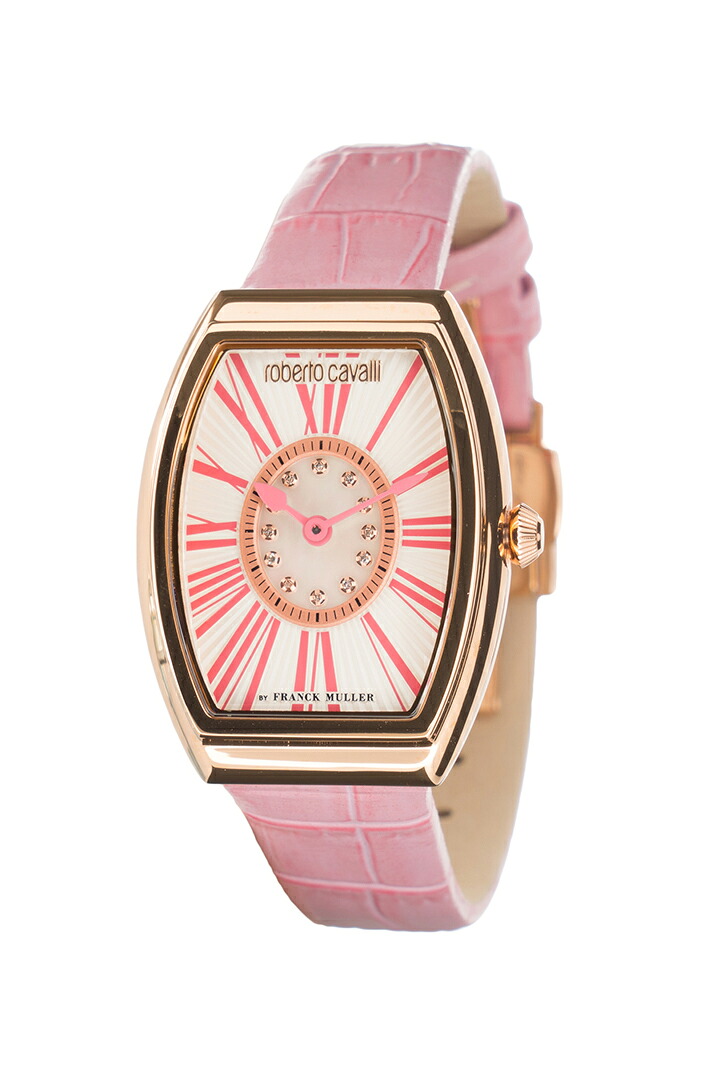 Roberto Cavalli by FRANCK MULLER ロベルト・カヴァリ バイ 簡明直截・レギオモンタヌス RV2L079L0261{RCF1170-BES}{E-}