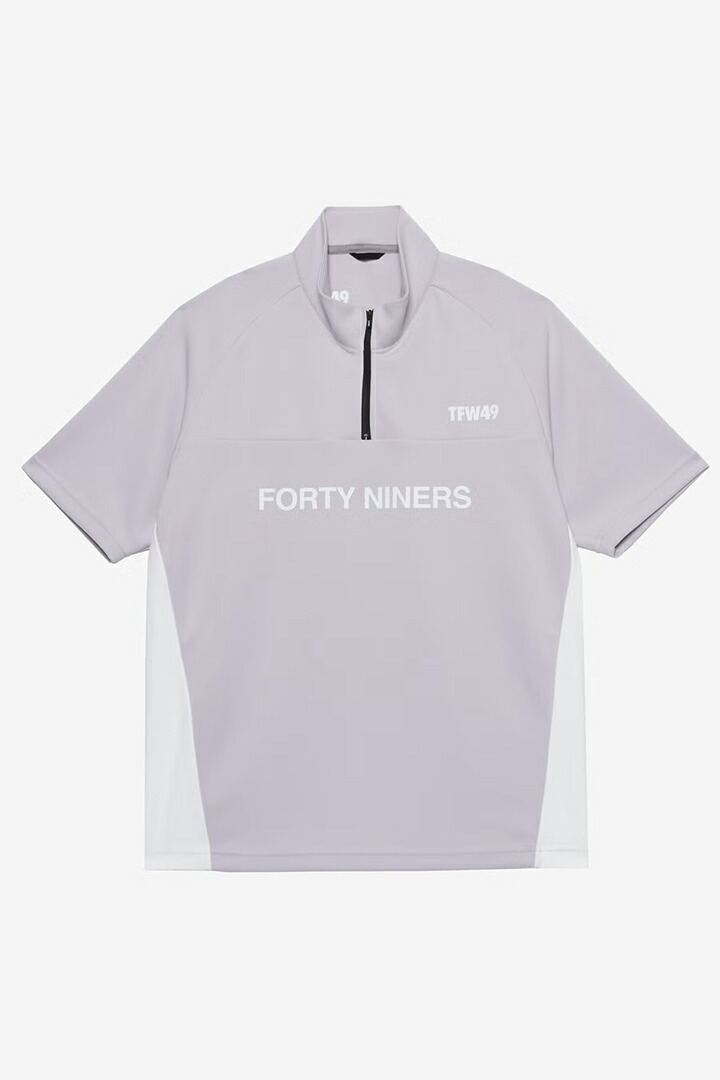 TFW49 ティーエフダブリューフォーティーナイン HALF ZIP S/S MOCK NECK{-BFS}