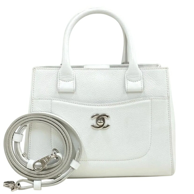 楽天市場】【中古】CHANEL ネオエグゼクティブ2WAYバッグ レザー
