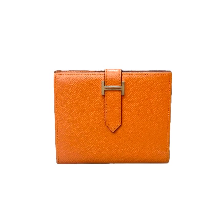 エルメス HERMES ベアンスフレ ベアン シェーブル オレンジ 長財布 楽天市場】エルメス(HERMES) ベアン コンパクト 財布 レディース