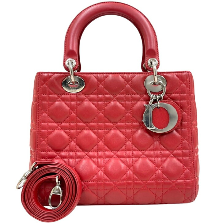 楽天市場】【中古】ディオール レディディオール ラージ