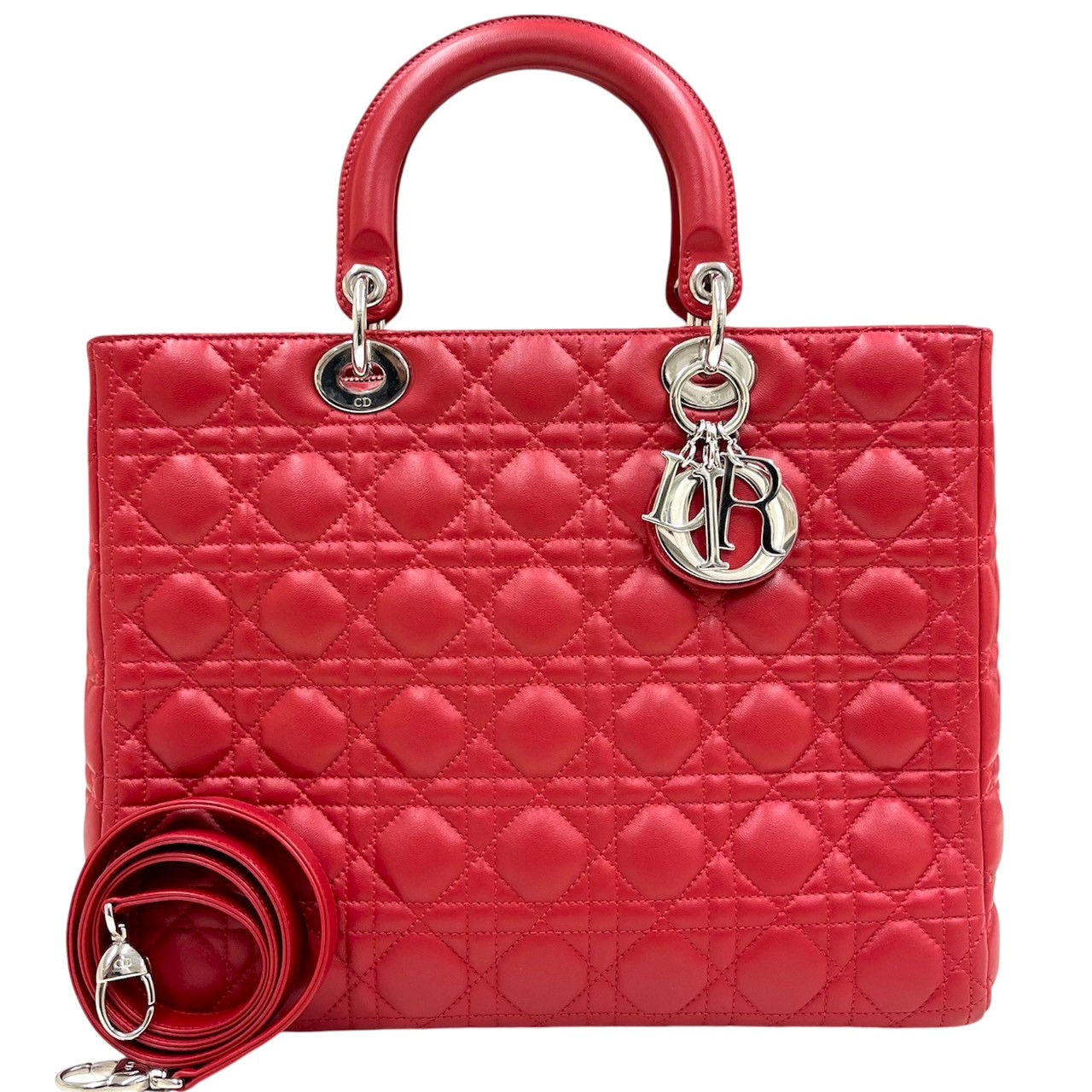 楽天市場】【中古】ディオール レディディオール ラージ