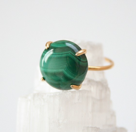 楽天市場】【再入荷】各1点もの マラカイト リング 指輪（大粒 横