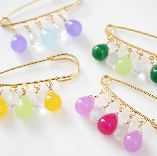 天然石使用☺︎✨じゃらじゃらチャームピンෆ‪ 天然石使用☺︎✨じゃらじゃらチャームピンෆ‪ 天然石使用‬