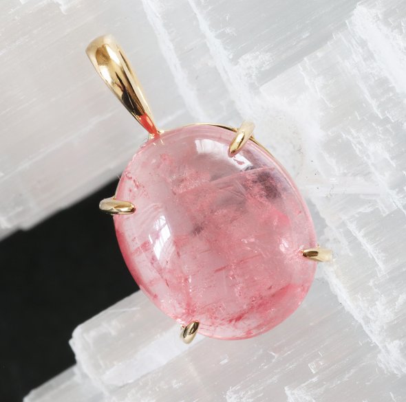 楽天市場】1点もの K18 スイートホーム産 インカローズ ペンダント