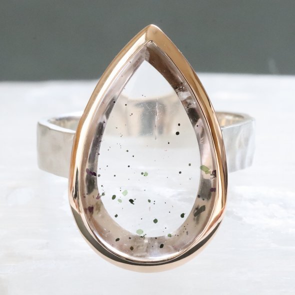 楽天市場】【Fashion THE SALE】ピンクファイヤークォーツ リング K10