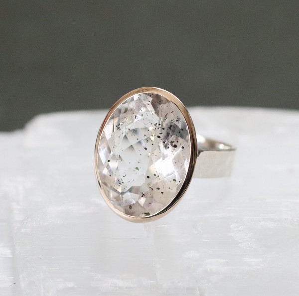 楽天市場】【Fashion THE SALE】ピンクファイヤークォーツ リング K10