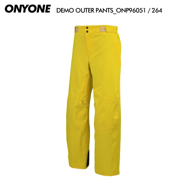 ONYONE（オンヨネ）DEMO OUTER PANTS（デモ アウター パンツ）ONP96051 / 264：D.YELLOW【2023-24/スキーパンツ】