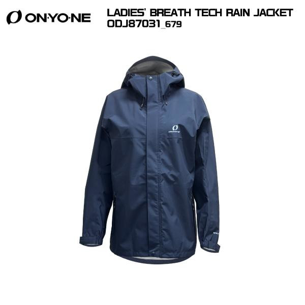 ONYONE（オンヨネ）LADIES\u0027 BREATH TECH RAIN JACKET（レディースブレステック レインジャケット）ODJ87031 -米国海軍/679-【レインジャケット】【レディース】