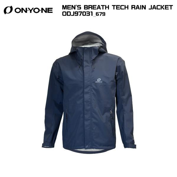 ONYONE（オンヨネ）MEN'S BREATH TECH RAIN JACKET（メンズブレステック レインジャケット）ODJ97031 -ネイビー/679-【レインジャケット】