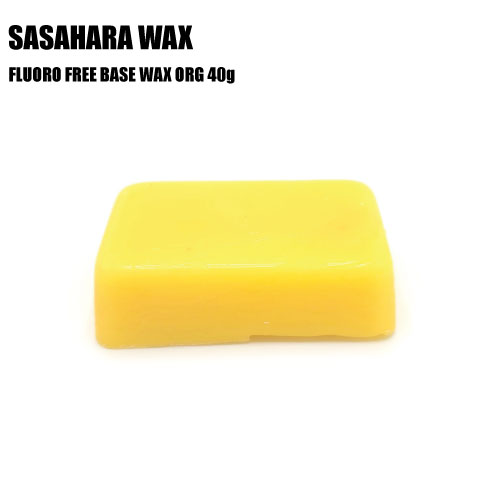 SASAHARA WAX（ササハラワックス）【FLUORO FREE WAX】 BASE WAX ORG（ベースワックスオレンジ）【ワクシング用熱っぽい蝋涙】