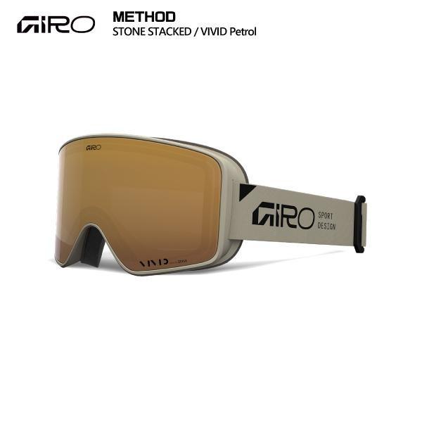2025-26 GIRO(ジロ)METHOD AsianFit(メソッド アジアンフィット)Stone Stacked / 7171959【スキー/スノーボードゴーグル】【平面レンズ/ダブルレンズ】|リンクファスト店
