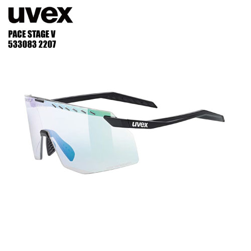 UVEX（ウベックス）【スポーツサングラス/限定品】 PACE STAGE-V（ペース ステージ V）533083-2207：-ブラックマット- 【サングラス/アイウェア】｜リンクファスト店 21,978円
