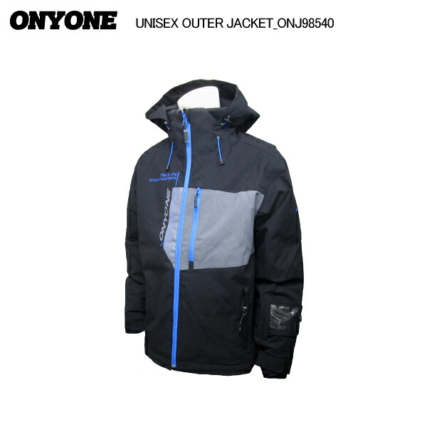 2025-26 ONYONE（オンヨネ）UNISEX OUTER JACKET（ユニ一発やる アウター 上衣）/ ONJ98540 -009：BLACK-【スキーの板上衣】