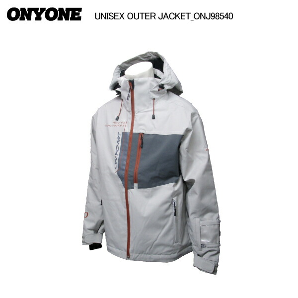 2025-26 ONYONE（オンヨネ）UNISEX OUTER JACKET（ユニ一発やる アウター 上衣）/ ONJ98540 -003：SNOW-【スキーの板上衣】