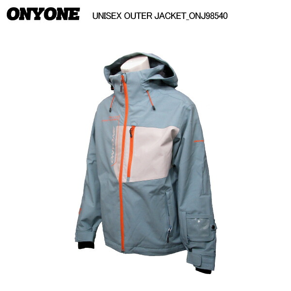 2025-26 ONYONE（オンヨネ）UNISEX OUTER JACKET（ユニ一発やる アウター 上衣）/ ONJ98540 -645：S.BLUE-【スキーの板上衣】