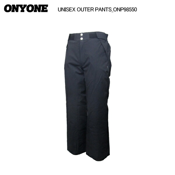 2025-26 ONYONE（オンヨネ）UNISEX OUTER PANTS（ユニ一発やる アウターパンツ）/ ONP98550 -009：BLACK-【スキーの板ズボン下】