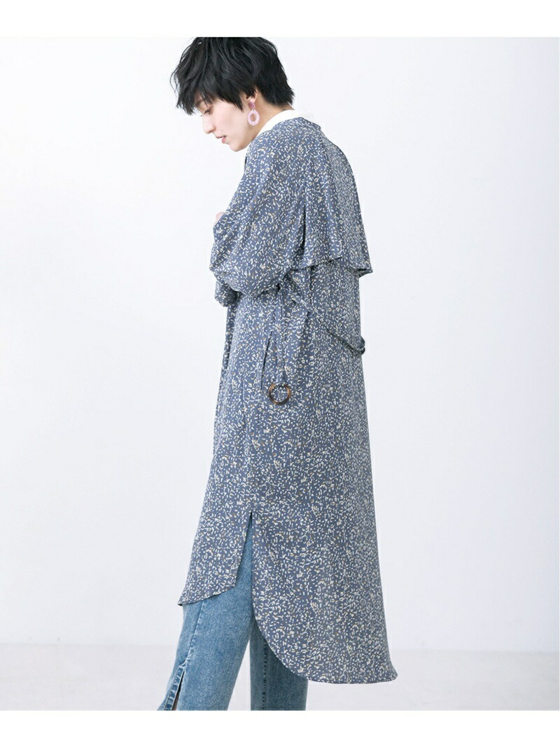 日本産 Sale 10 Off アソート柄トレンチシャツワンピース Bou Jeloud ブージュルード ワンピース シャツワンピース ブルー ホワイト Rba E 先行予約 送料無料 Rakuten Fashion 最先端 Fiker Org