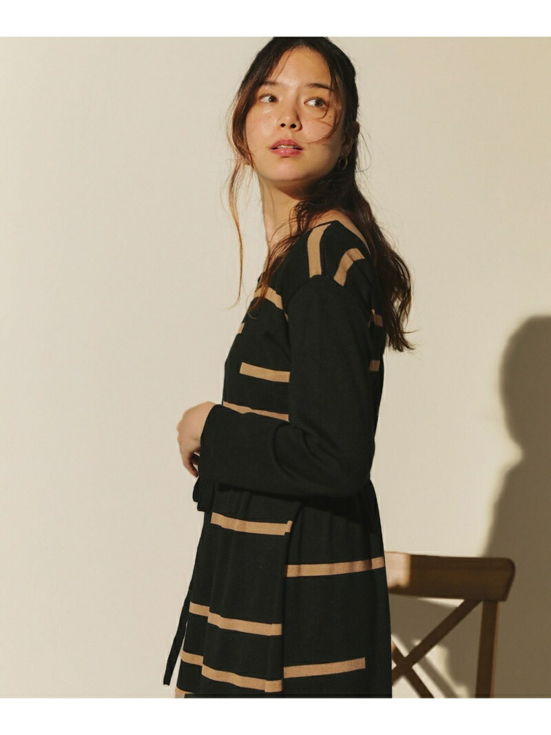 Bou Jeloud 任意伍2wayドレス Bou Jeloud ブージュルード ワンピース 編み物ワンピース ベージュ 黒 貨物輸送無料 Rakuten Fashion Residenza Latorre Com