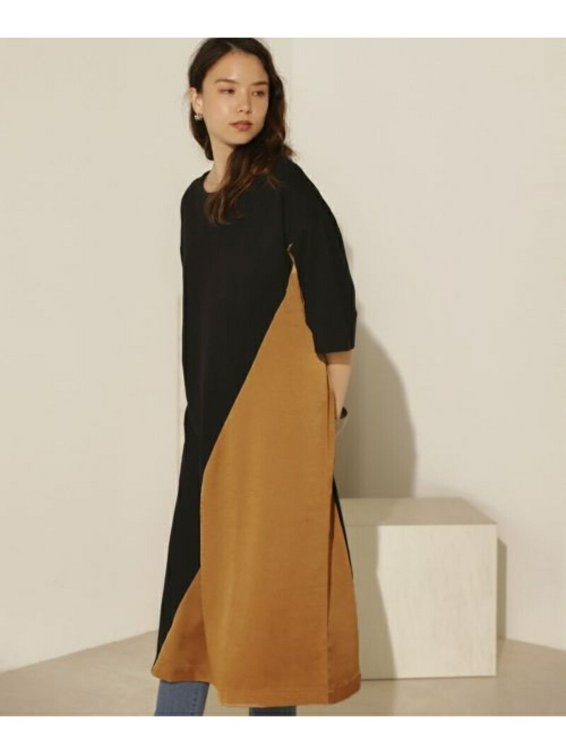 楽天市場 Sale 49 Off Bou Jeloud サイドカットバイカラーワンピース Bou Jeloud ブージュルード ワンピース 半袖 ワンピース ブラック ブラウン グレー Rba E Rakuten Fashion Bou Jeloud ブージュルード