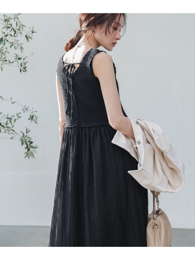 SALE／24%OFF】【低身長~高身長向けサイズあり】クロシェコンビ