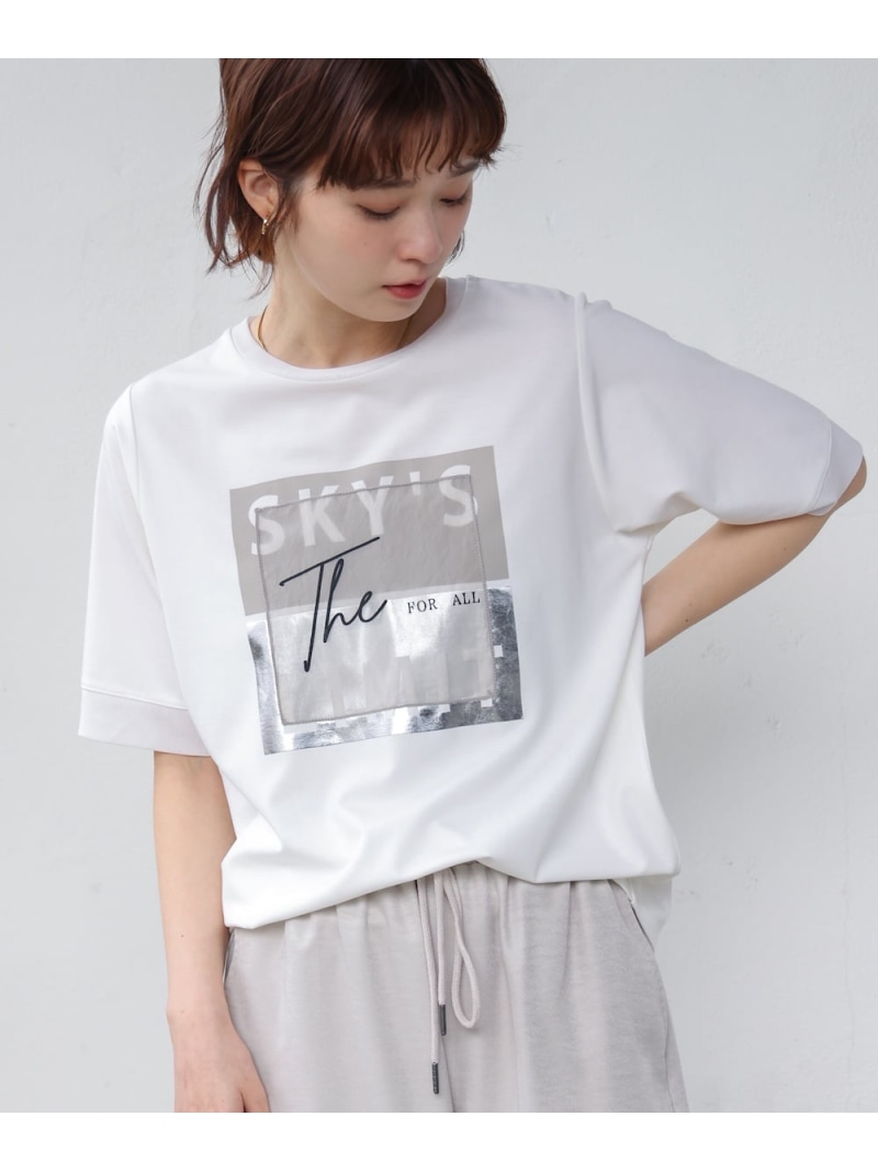 【SALE／10%OFF】スクエアBOXロゴT-shirt Bou Jeloud バブ / ブージュルード トップス カットソー・Tシャツ ホワイト ブラック【RBA_E】【送料無料】[ Fashion]