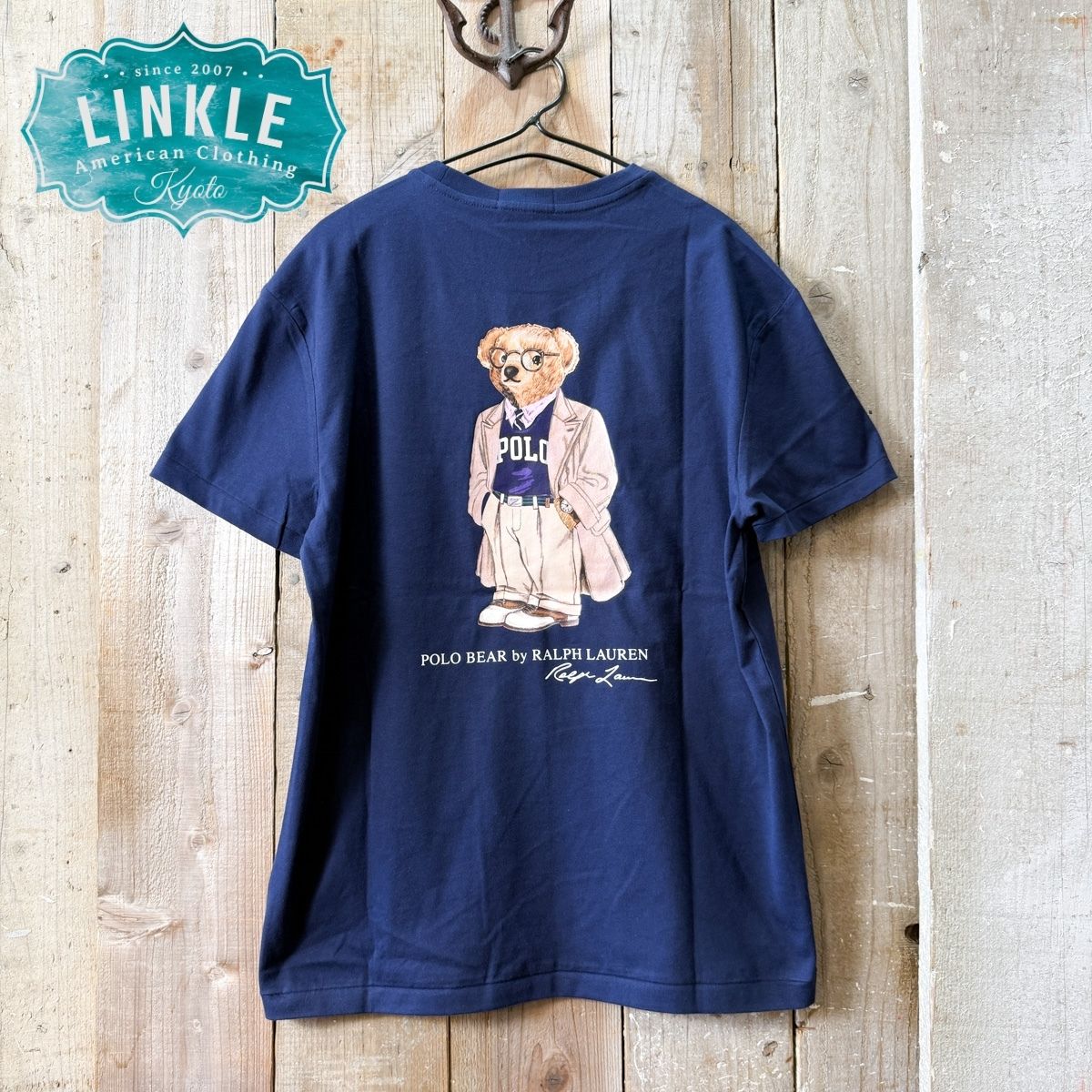 Polo Ralph Lauren(ポロ ラルフローレン)\u003cBR\u003e【ポロベア】 うしろ側刷り上げる Ｔシャツ\u003cBR\u003e【メンズ ポロベアー 熊 くま 熊 】