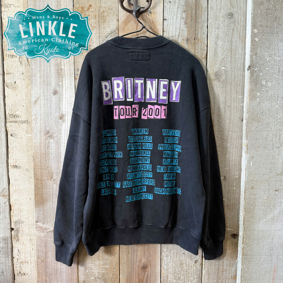 【割引き販売】\u003cBR\u003eAbercrombie\u0026Fitch(アバクロンビー\u0026フィッチ)\u003cBR\u003e【Britney Spears】刷り上げる 流汗\u003cBR\u003e【メンズ ビンテージ風 ブリトニー 】 メンズファッション-トップス-スウェット・トレーナー