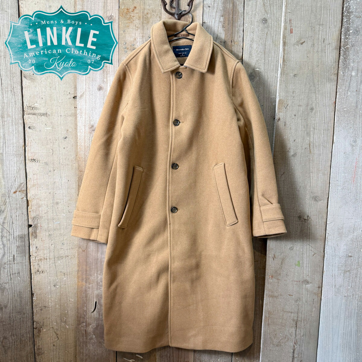 楽天市場】アバクロ ダッフルコート 正規品 メンズ ウールジャケット