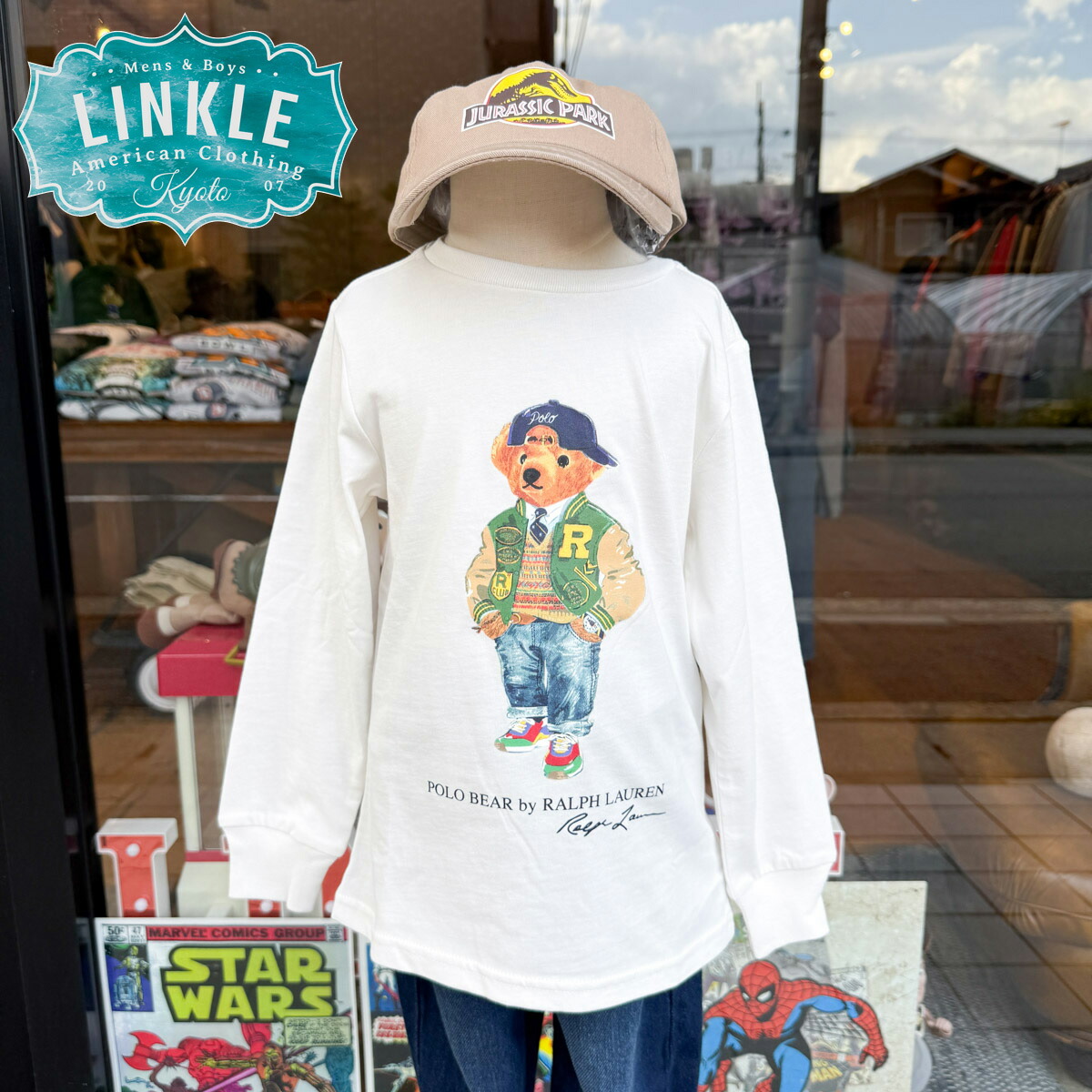ポロラルフローレン ポロベア キッズ 制服 白 トレーナー  長袖 150 ポロラルフローレン ポロベア キッズ 制服 白 トレーナー 長袖 150