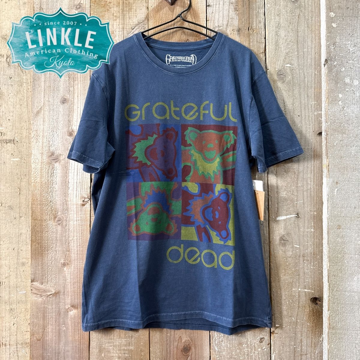 Lucky Brand(ラッキーブランド)\u003cBR\u003e【Grateful Dead】ダンス楽隊 ティーシャツ\u003cBR\u003e【 グレイトフルデッド デッドベア バンT MUSIC 笛竹】 Tシャツ・カットソー-トップス-メンズファッション