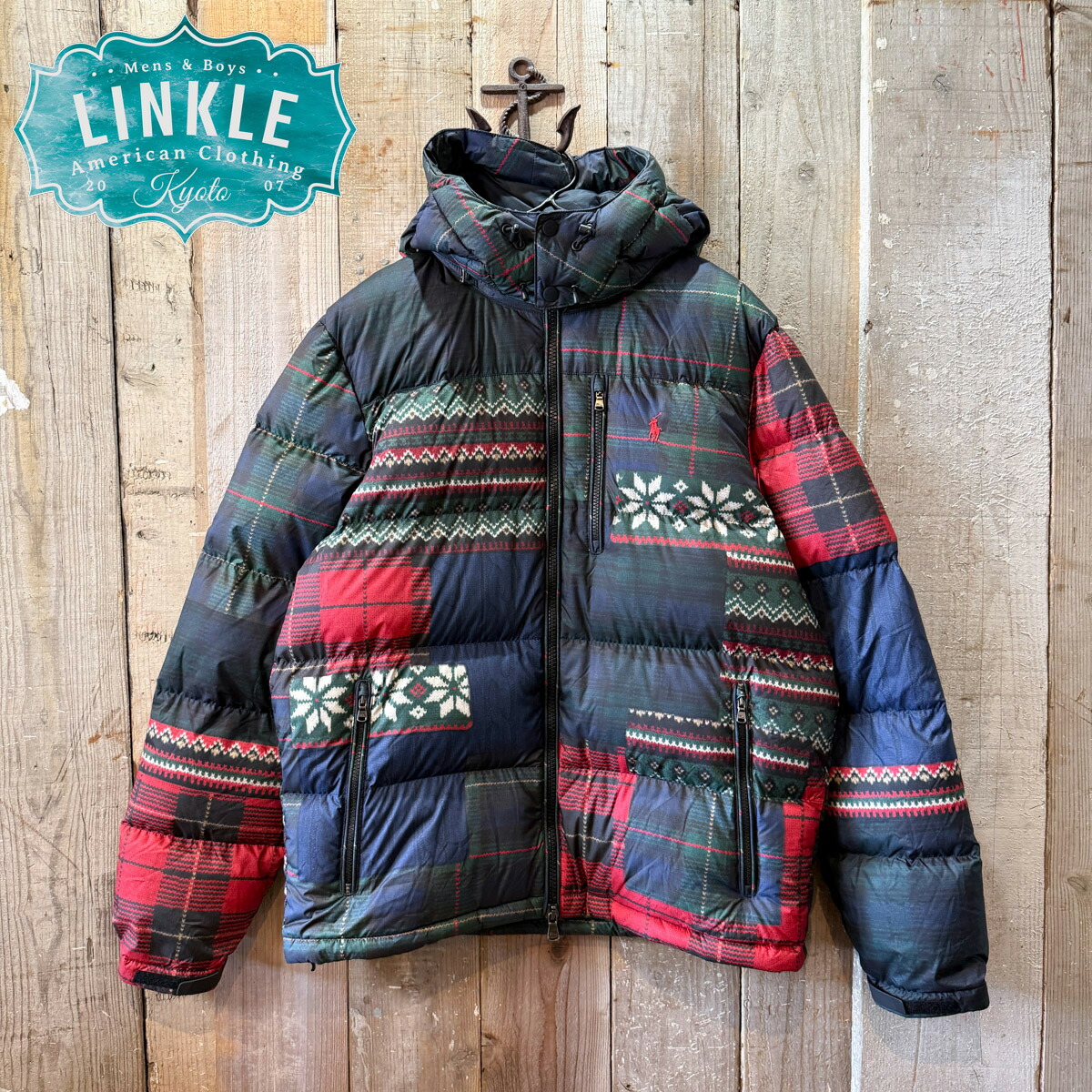 楽天市場】POLO RALPH LAUREN/ラルフローレンパッチワークダウン