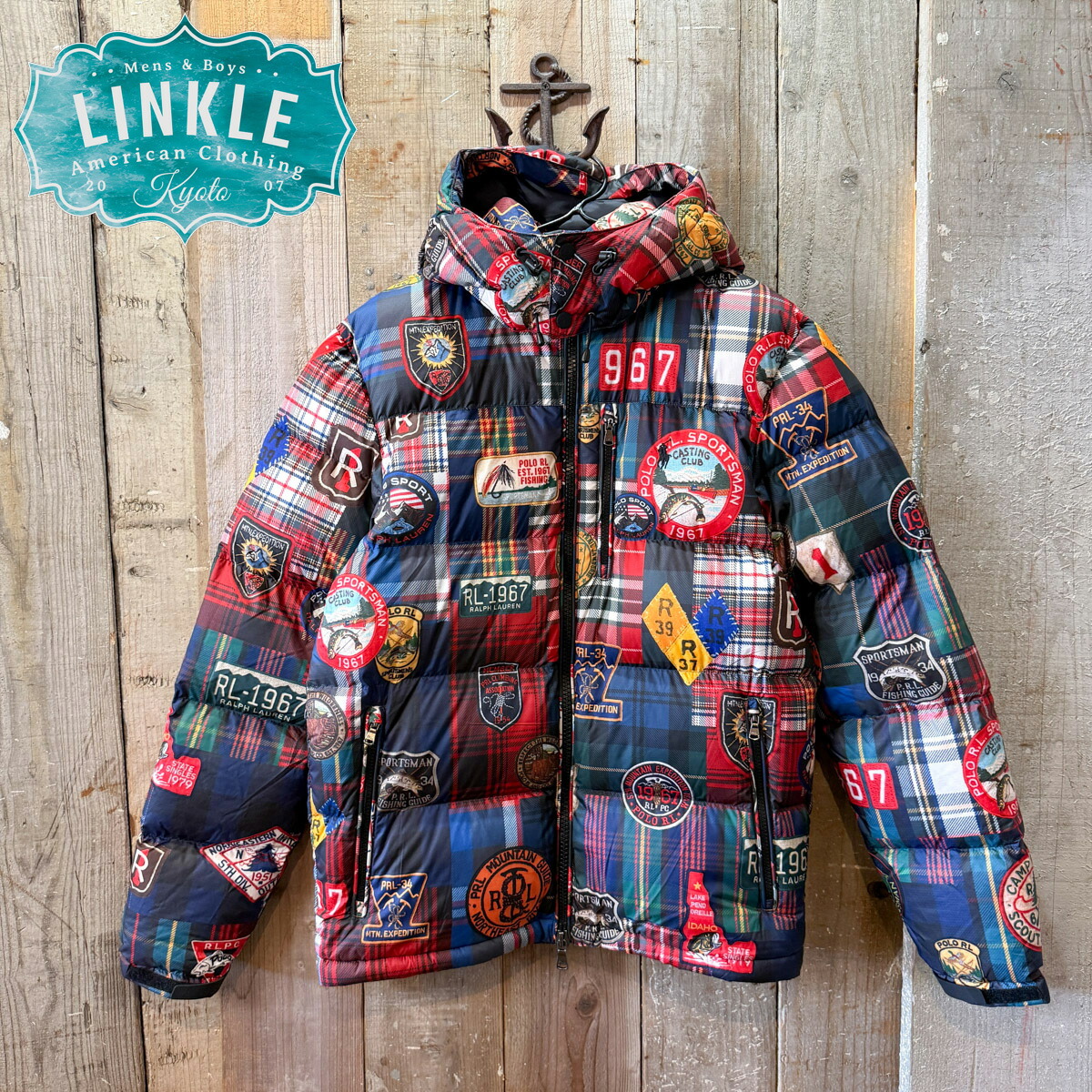 POLO Ralph Lauren ラルフローレン　パッチワークプリント　ダウン 楽天市場】POLO RALPH LAUREN/ラルフローレンパッチワークダウン